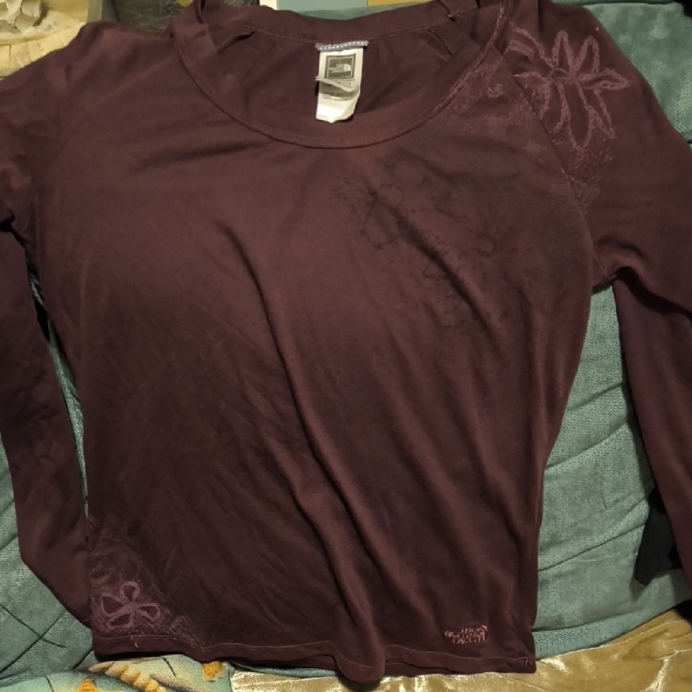 The North Face Women's Dark Purple Long Sleeve Top